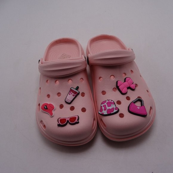 COPY - New Graden, Hallow Out Lighweight Clogs, Pink, Big girls Sz 5 - Picture 1 of 4